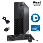 Lenovo ThinkCentre M91 SFF Desktop PC Computer Core i5 2400 8GB RAM 320GB HDD DVDROM Windows 10 Home WiFi (Refurbished)