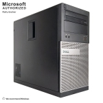 Dell 390 Tower, Intel Core i5-2400 3.1GHz, 12G RAM, 2TB HDD, DVD-RW, WIFI, BT 4.0, Windows 10 Home (EN/FR)-Refurbished