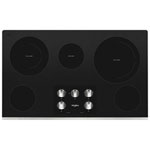 Whirlpool 36" 5-Element Electric Cooktop (WCE77US6HS) - Stainless Steel