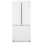 Bouton à remous 30" 19.7 Cu. Ft. Réfrigérateur de porte français (WRF560SFHW) - blanc