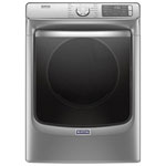 Maytag 7.4 Cu. Ft. Stackable Electric Dryer with Moisture Sensing, Steam, Energy Star & Wi-Fi (YMED8630HC) - Chrome Shadow
