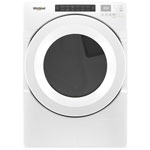 Bouton à remous 7.4 Cu. Ft. Stackable Thermopompe à vent sans sécheuse électrique avec détection d'humidité, prévention des rides, thermopompe & Étoile énergétique (YWHD560CHW) - blanc