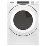 Bouton à remous 7.4 Cu. Ft. Séchoir à gaz empilable avec détection d'humidité, prévention des rides & Étoile énergétique (WGD560LHW) - blanc