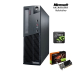 Gaming PC-Lenovo ThinkCentre M82 SFF Computer Intel i7 @3.4GHz 16GB 512GB SSD Win10 Pro NVIDIA GT1030 2GB (Refurbished)