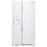 Whirlpool 33.1" 21.2 Cu.Ft. Side-By-Side Refrigerator (WRS321SDHW) -White - Open Box -Scratch & Dent