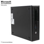 HP EliteDesk 800G1 GAMING SFF,Intel Core I5 4570 3.2G,8G RAM,120G SSD+2TB,GTX 1050 2G,DVD-RW,WIFI,BT4.0,W10(EN/FR)-Refurbished