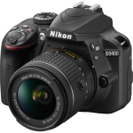 Nikon D3400 DSLR Camera with 18-55mm VR Lens (Black) (International Version w/Seller Provided Warranty)