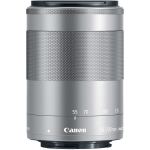 Canon EF-M 55-200mm f/4.5-6.3 IS STM Lens (Silver) (International Version w/Seller Provided Warranty)