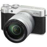 Fujifilm X-A10 Mirrorless Digital Camera with 16-50mm Lens (Silver) (International Version w/Seller Provided Warranty)