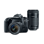 Canon EOS 77D DSLR Camera with 18-55mm and 55-250mm Lenses Kit International Version w/Seller Provided Warranty