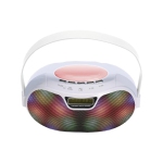 Supersonic SC-1446BT Bluetooth Portable Rechargeable Speaker - White
