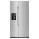 Amana 34" Side-By-Side Refrigerator (ASI2175GRS) - Black-On-Stainless - Open Box - Scratch & Dent