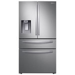 Samsung 36" 28 Cu. Ft. Réfrigérateur de porte française avec distributeur de glace (RF28R7201SR/AA) - Acier inoxydable