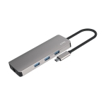 JCPal USB-C Hub, 9-in-1 USB-C Adapter with 4K HDMI port, 3 x USB3.1 ports, USB-C PD charging port, Audio port, MicroSD, SD car