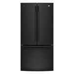 GE Profile 33" French Door Refrigerator (PNE25NGLKBB)-Black - Open Box - Scratch & Dent