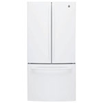 GE 33" Counter-Depth French Door Refrigerator (GWE19JGLWW) - White - Open Box - Scratch & Dent