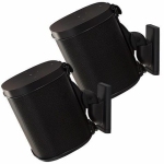 Sanus WSWM22-W1 Adjustable Wireless Speaker Wall Mount for Sonos One Play:1 Play:3 - Pair/White