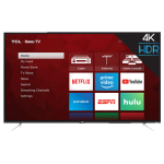 TCL 50" CLASS 4-SERIES 4K UHD HDR ROKU SMART TV (50S423) - REFURBISHED