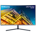 Samsung 32" 4K Ultra HD 60Hz 4ms GTG Curved VA LED Gaming Monitor (LU32R590CWNXZA) - Dark Blue-Grey