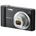 Sony Cyber-shot W800 20.1MP 5x Optical Zoom ?Digital Camera - Black - Refurbished