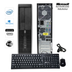 HP Compaq Pro 6200 SFF Desktop Intel Pentium G620 8GB RAM 250 GB HDD Windows 10 Home WiFi Refurbished