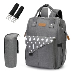 Navor Multi-Function Waterproof Diaper Bag Backpack for Baby Care, Large Capacity, Durable, Stylish with Changing Pad, Stroller Straps, Perfect for Travel and Baby Essentials