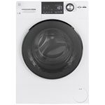 GE 2.8 Cu. Ft. (IEC) Front Load Washer with Steam and Quick Wash Option - Energy Star (GFW148SSMWW) - White