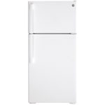GE 28" 15.6 Réfrigérateur à congélateur haut de gamme (GTE16DTNRWW) - blanc