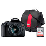 Canon Rebel T7 DSLR Camera with 18-55 Lens, Bag & Memory Card