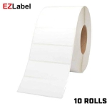 2" x 1" Direct Thermal Label for Zebra printer 1700 Labels/Roll 1" core