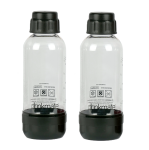 Drinkmate 0.5L Carbonating Bottles - Black, 2 Pack