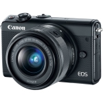 Canon EOS M100 Mirrorless Digital Camera with 15-45mm Lens (Black) Open Box (Open Box)