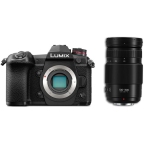 Panasonic G9 Mirrorless Camera Body and Panasonic 100-300mm f4-5.6 II G Vario POWER OIS Lens Package