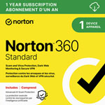 Norton 360 Standard (PC/Mac) - 1 Device - 10GB Cloud Backip - 1-Year Subscription - Digital Download