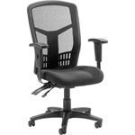 Lorell Executive High-back Mesh Office Chair - Black