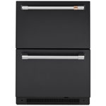 Café 24" 5.7 Cu. Ft. Built-In Dual-Drawer Refrigerator (CDE06RP3ND1) - Matte Black