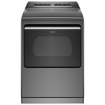 Whirlpool 7.4 Cu. Ft. Electric Dryer with Moisture Sensing, Steam, Energy Star & Wi-Fi (YWED7120HC) - Chrome Shadow