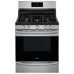 Frigidaire Gallery 30" 5.0 Cu. Ft. Fan Convection 5-Burner Gas Range (GCRG3038AF) - Stainless Steel