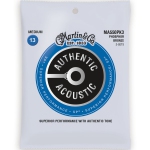 Martin Authentic SP Acoustic Guitar Strings - 92/8, Medium, 3 Pack
