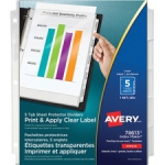 Avery 78613 Index Maker View Divider with Clear Labels (78613)