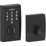 SCHLAGE TOUCH BE375D CEB 622 TOUCHSCREEN DEADBOLT CENTURY MATTE BLAC