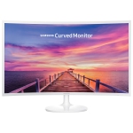 Samsung 32" 60Hz 4ms Curved PLS LED Monitor (LC32F391FWNXZA) - White - Open Box