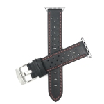 Colour: Black and Red / Silver Buckle / Silver Adapter