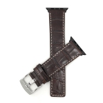 Colour: Brown / Silver Buckle / Black Adapter