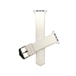 Colour: White / Silver Buckle / Silver Adapter