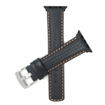 Couleur: Noir et orange / boucle argentée / adaptateur noir
