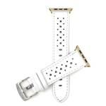 Colour: White / Silver Buckle / Gold Adapter