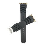 Colour: Black / Silver Buckle / Gold Adapter