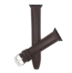 Colour: Brown / Silver Buckle / Black Adapter