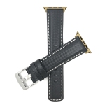 Colour: Black and White / Silver Buckle / Gold Adapter
